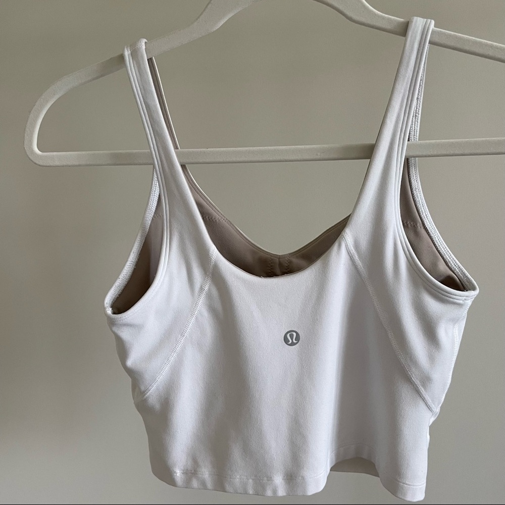 Lululemon White Align Tank Size 4